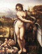 Cesare da Sesto Leda and the Swan oil painting on canvas